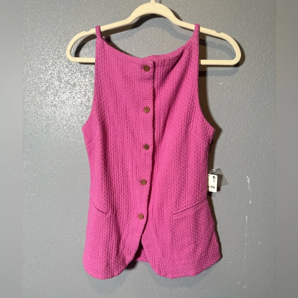NWT Free People The Lelani Co-Ord Vest Top-‎ XS